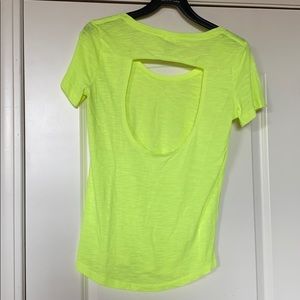 Victorias Secret PINK Open Back NeON shirt Sz XS